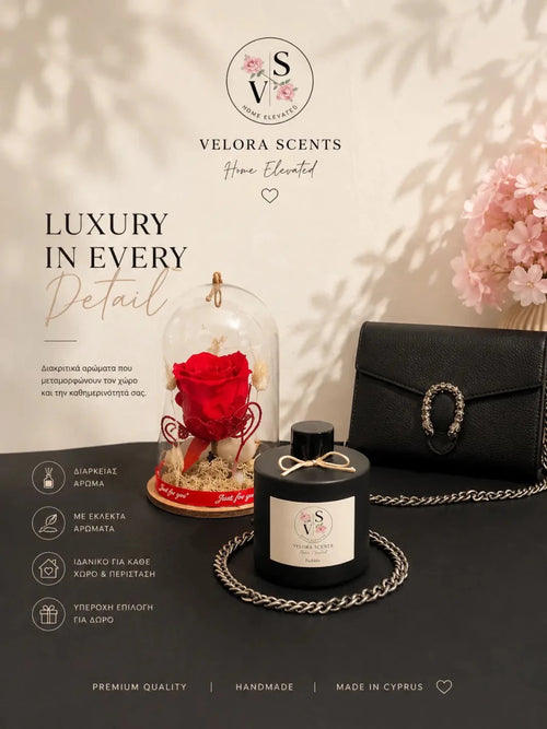 Velora Scents Reed Diffuser 200ml – Αρωματικό χώρου Κύπρος