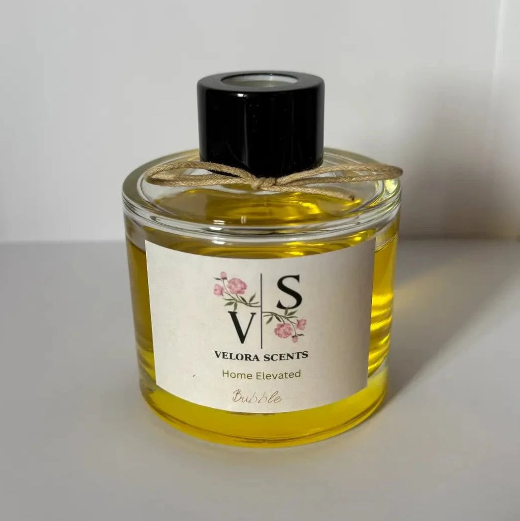 Reed diffuser Bubble 100ml Clear – Velora Scents