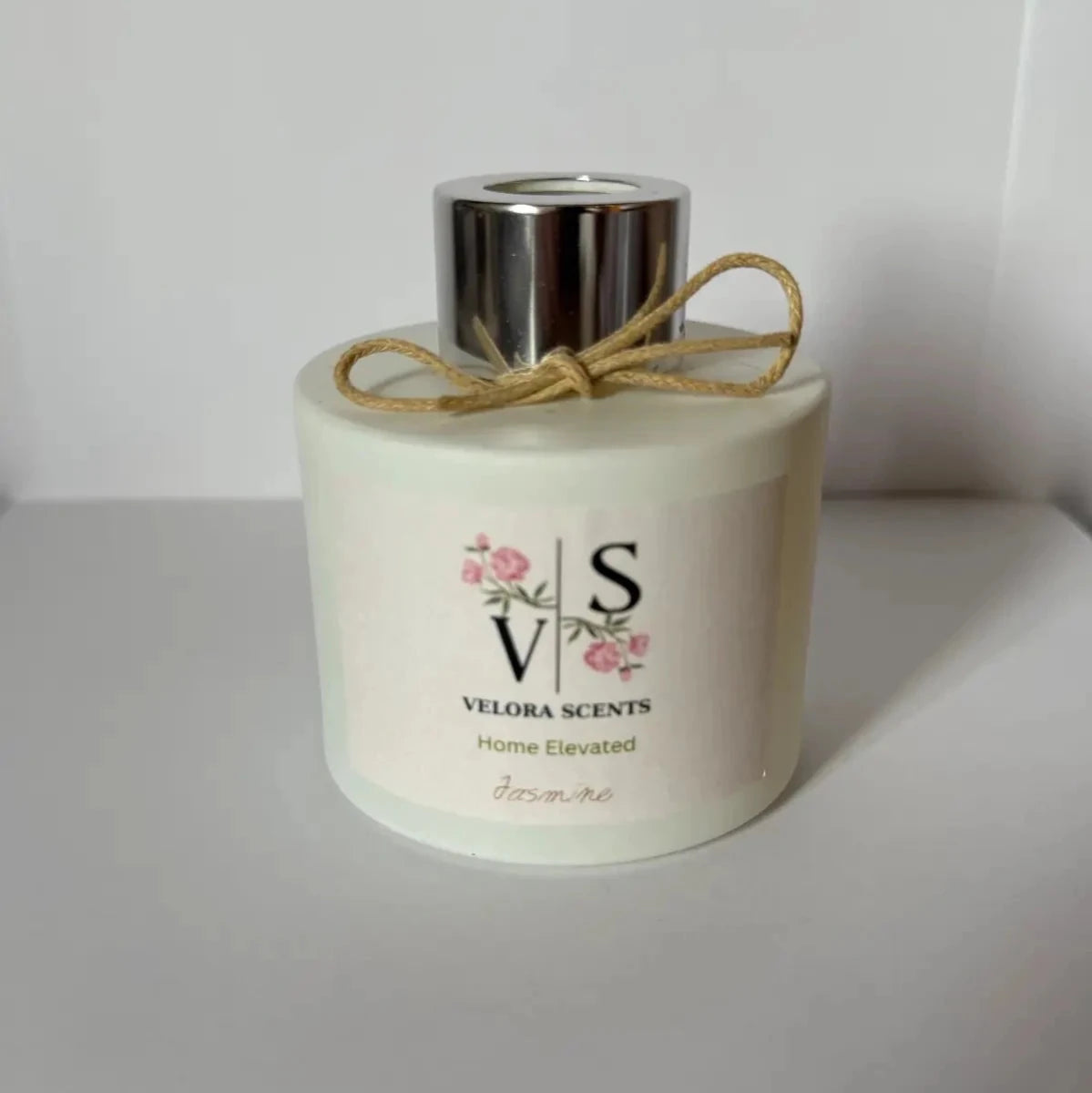 Reed diffuser Jasmine 100ml White – Velora Scents