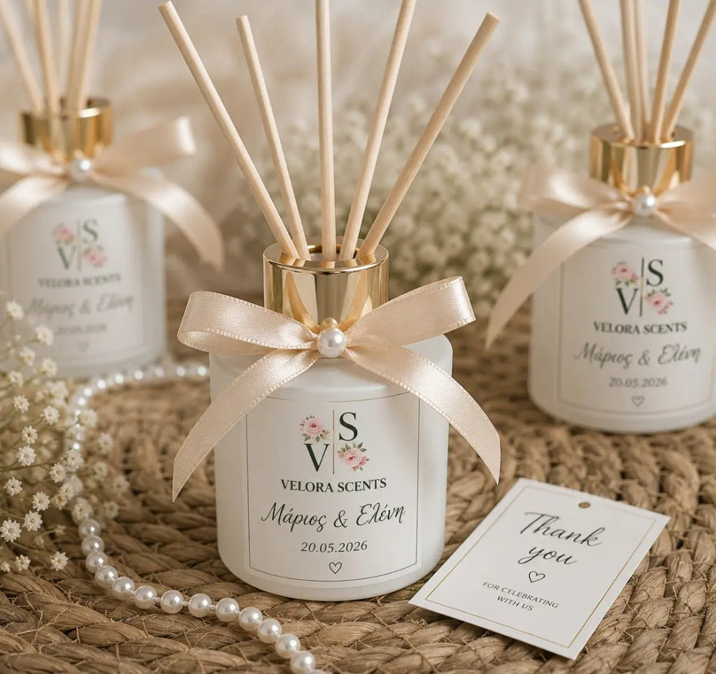 Μπομπονιέρα Γάμου Reed Diffuser – Velora Scents Cyprus