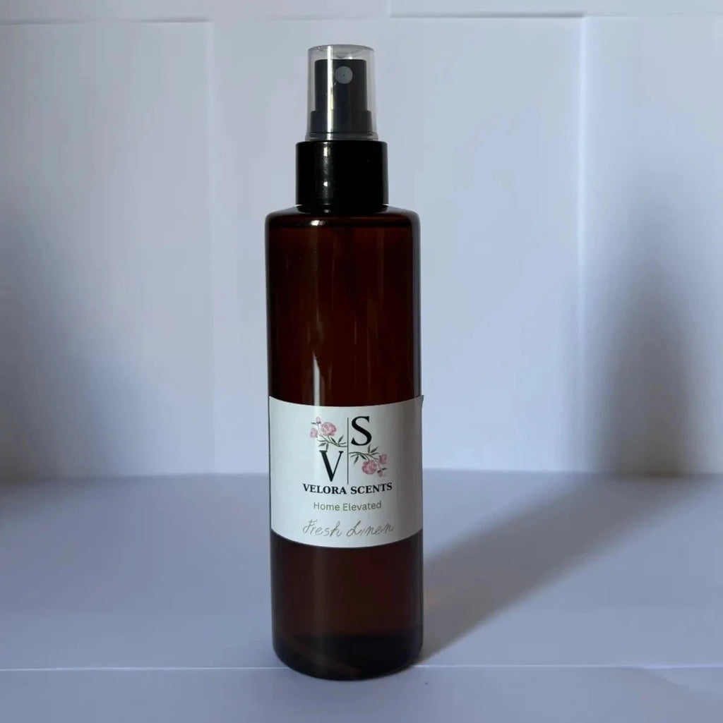 Velora Scents Room Spray Fresh Linen 200ml – crisp linen home fragrance Cyprus